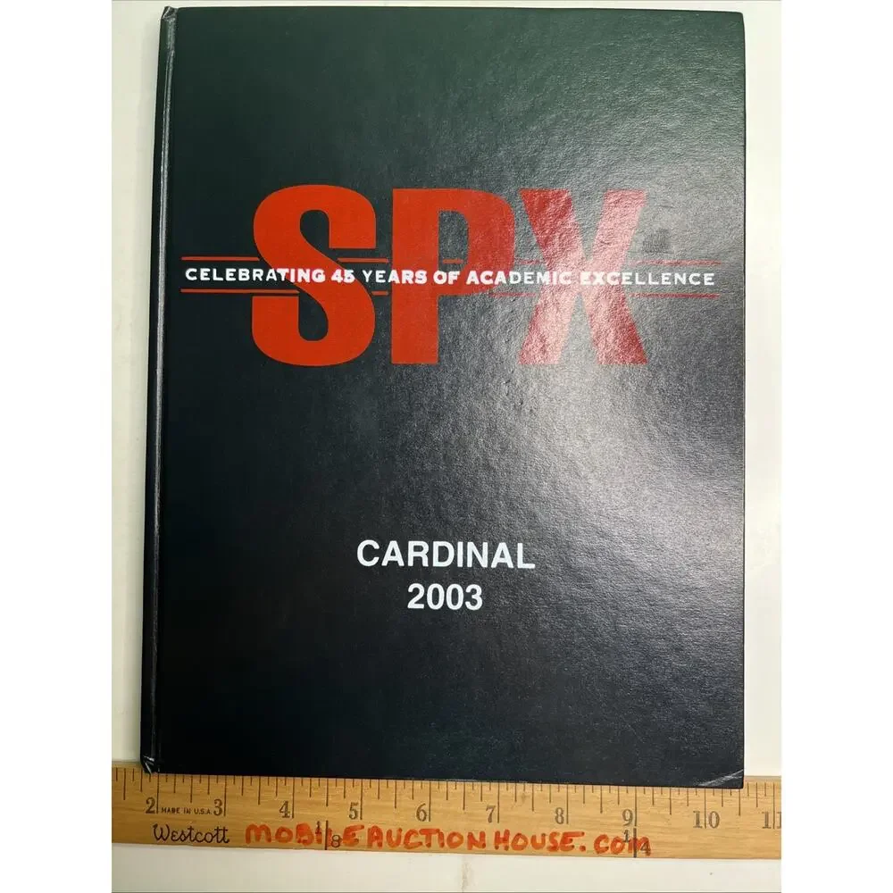 Saint Pius X Catholic School Yearbook 2003 Cardinal Mobile Alabama